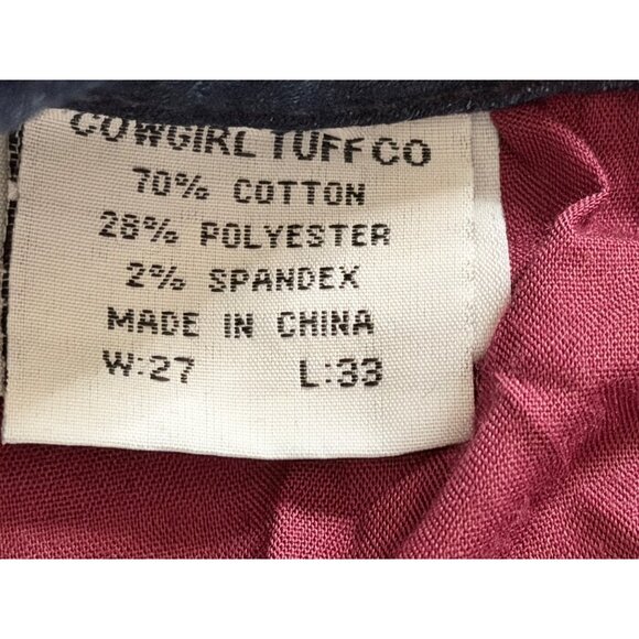 Just Tuff Jeans Flare‎ Leg Denim Trousers Womens 27 Regular - Picture 6 of 13